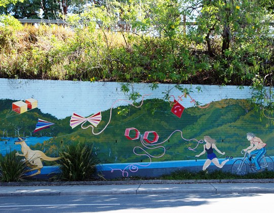 The Crescent mural